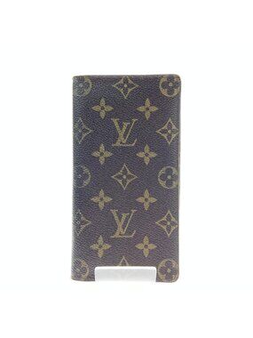 Louis Vuitton Monogram Porto Cartes Credit Bifold Long Billfold Brown Wallet